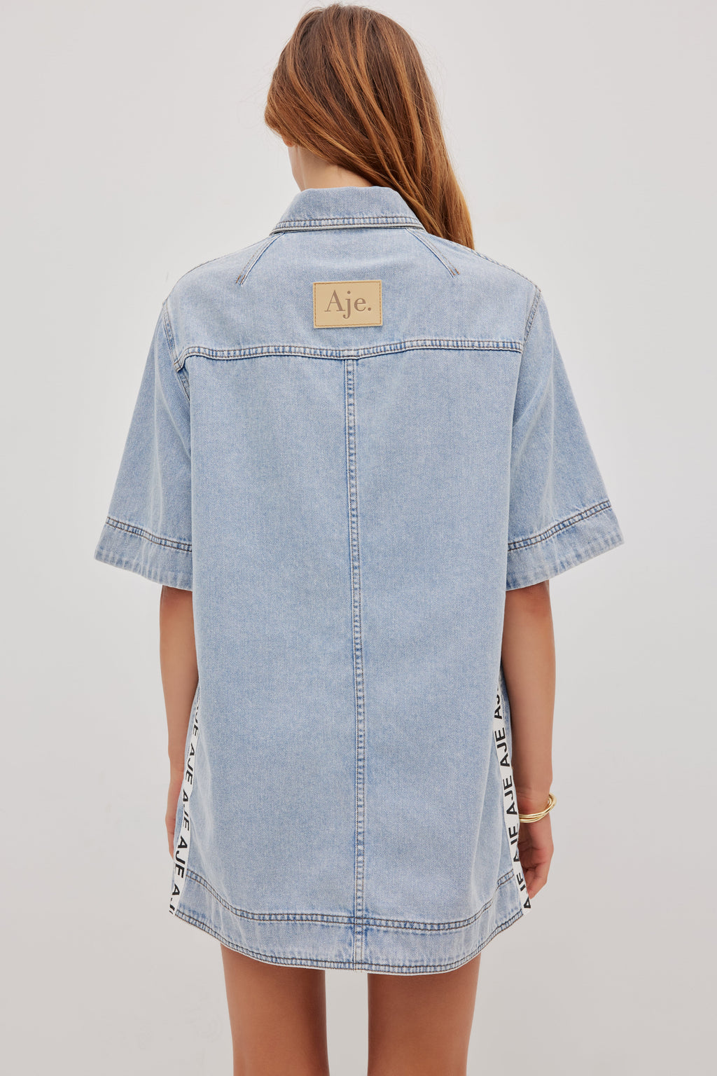 Corrie Denim Mini Tunic Dress