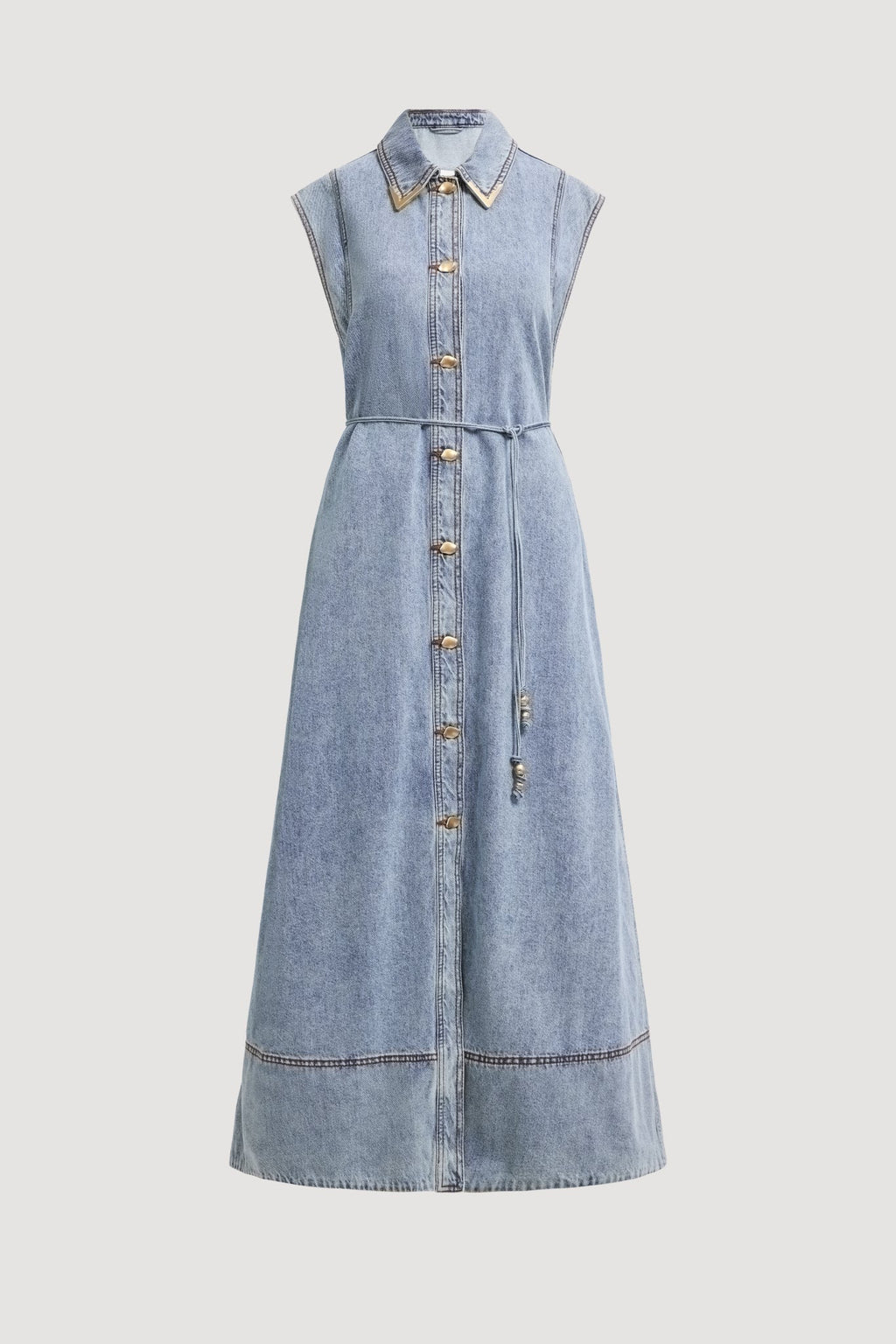 Amara Denim Maxi Dress