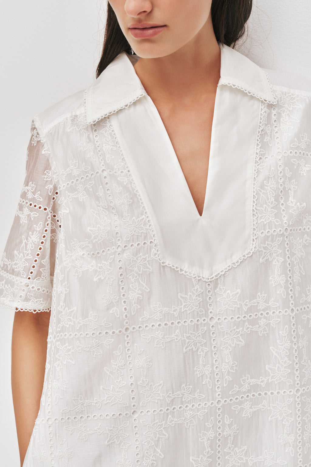 Merritt Embroidered Ss Dress