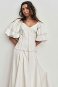 Ether Puff Sleeve Maxi Dress