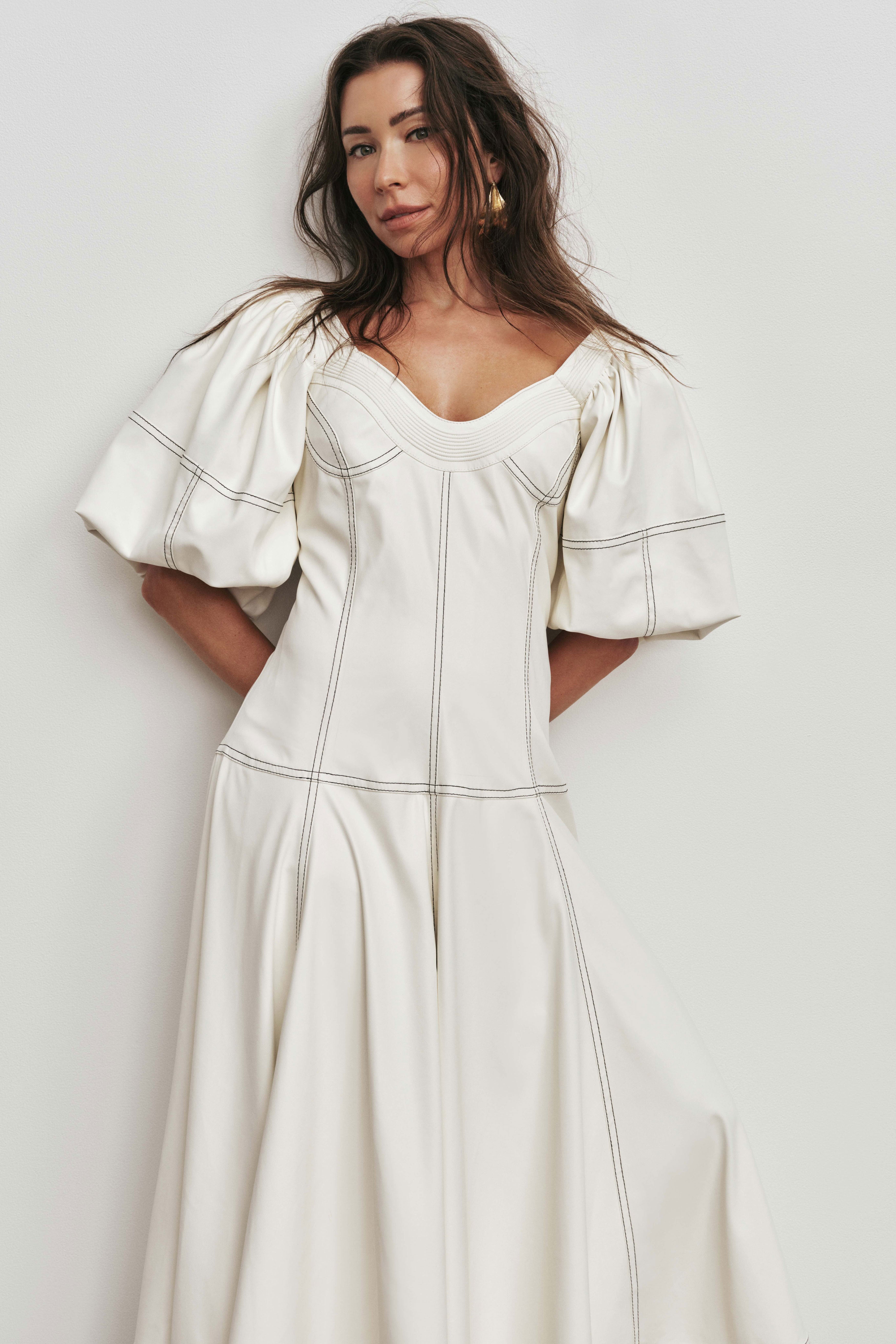 Ether Puff Sleeve Maxi Dress