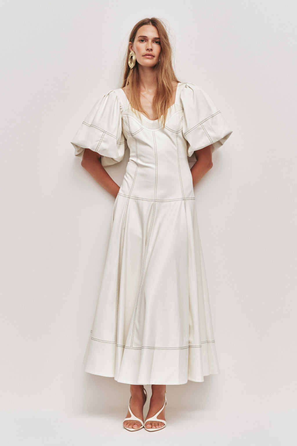 Ether Puff Sleeve Maxi Dress
