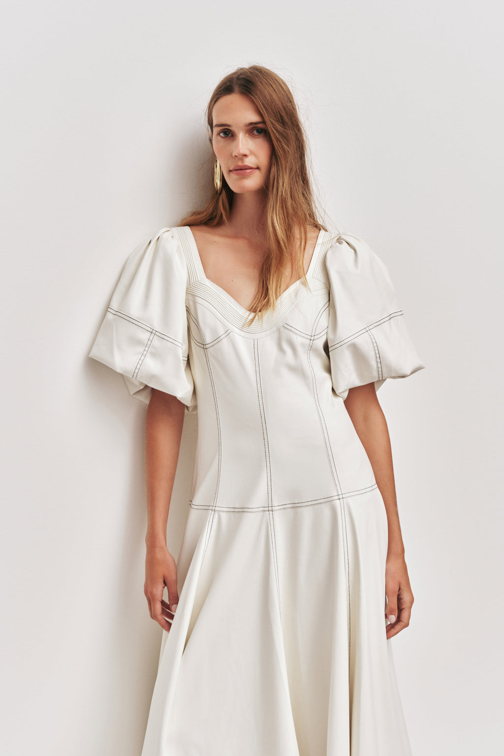 Ether Puff Sleeve Maxi Dress