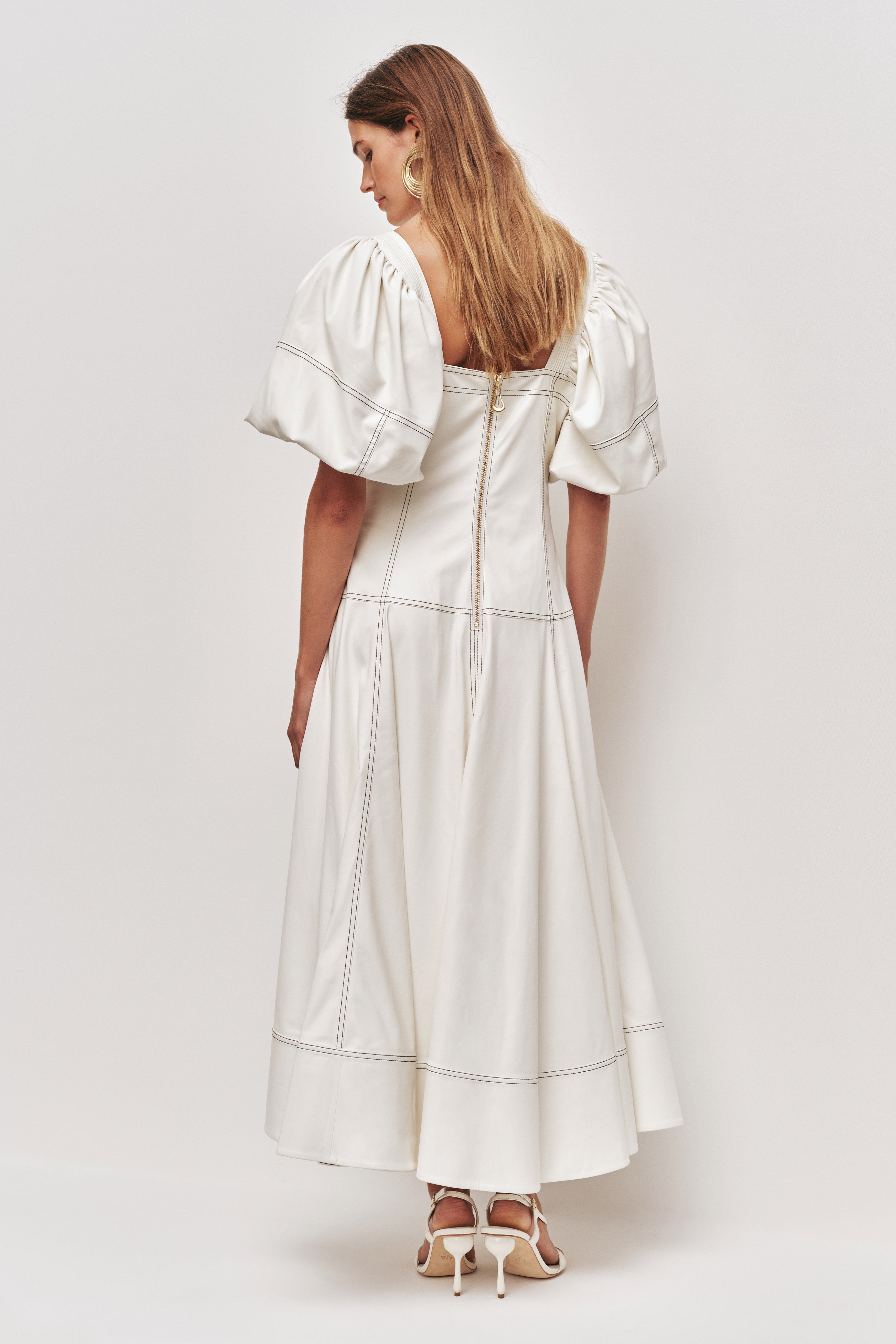 Ether Puff Sleeve Maxi Dress