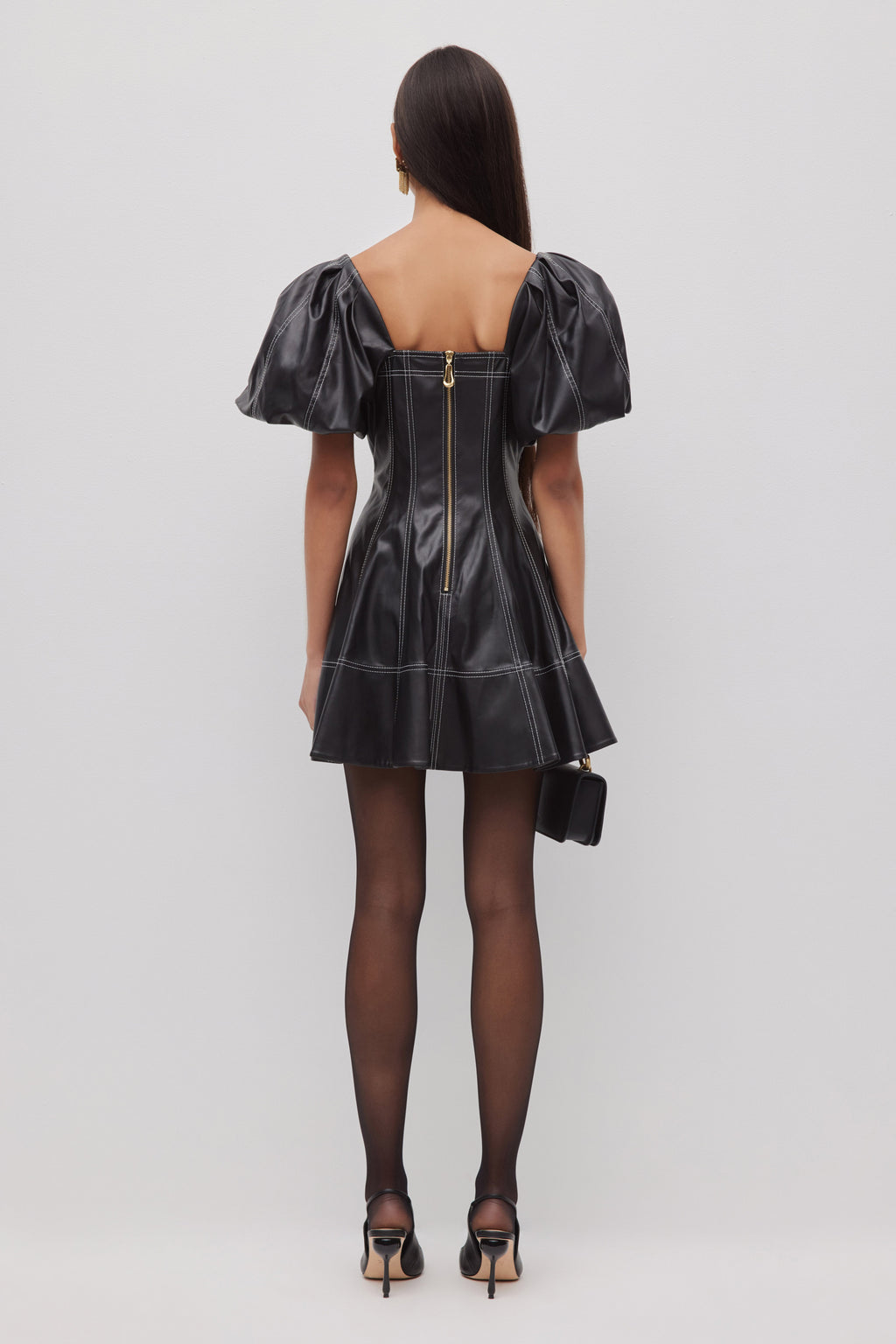 Ether Puff Sleeve Mini Dress