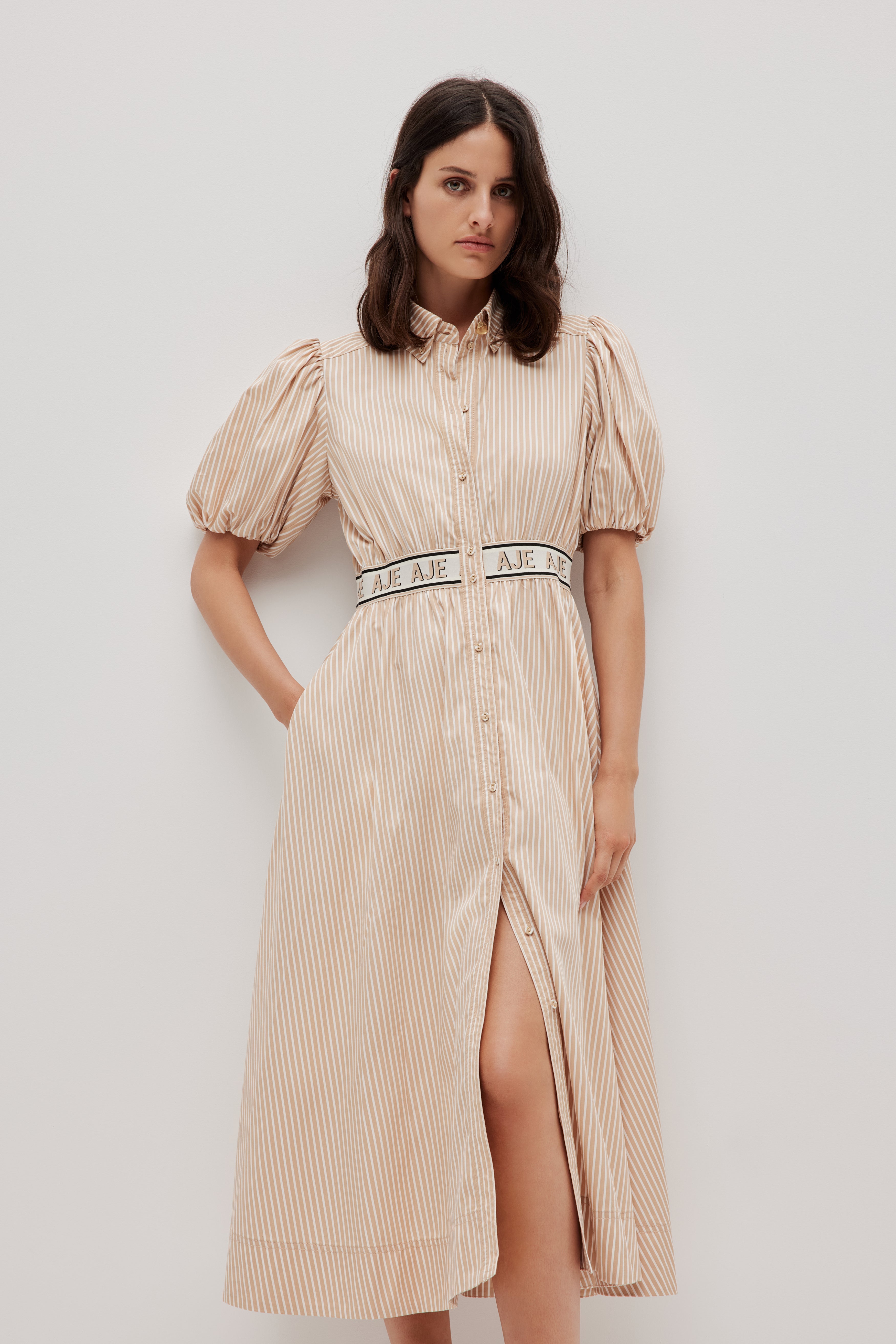 Harling Logo Midi Dress