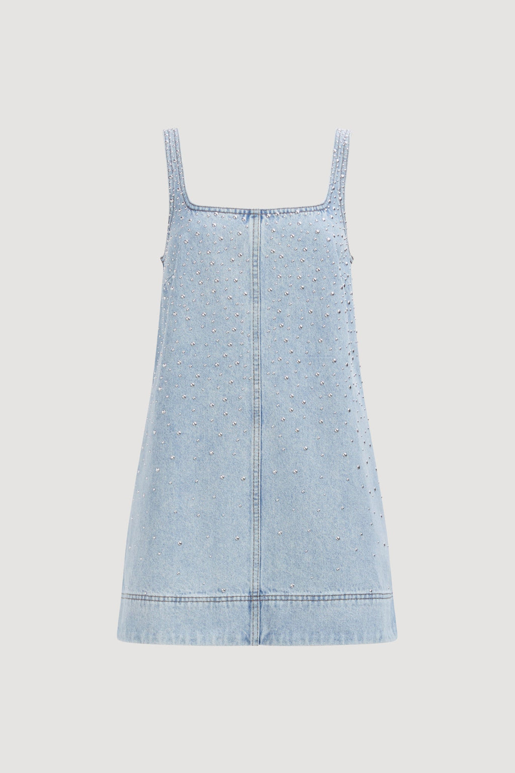 Lucina Stud Denim Mini Dress