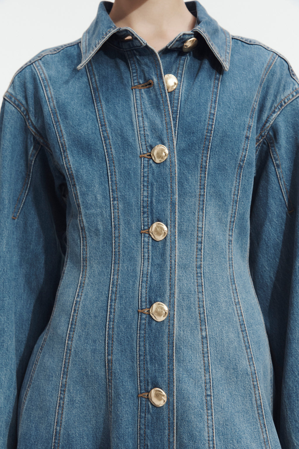 Viva Denim Midi Dress