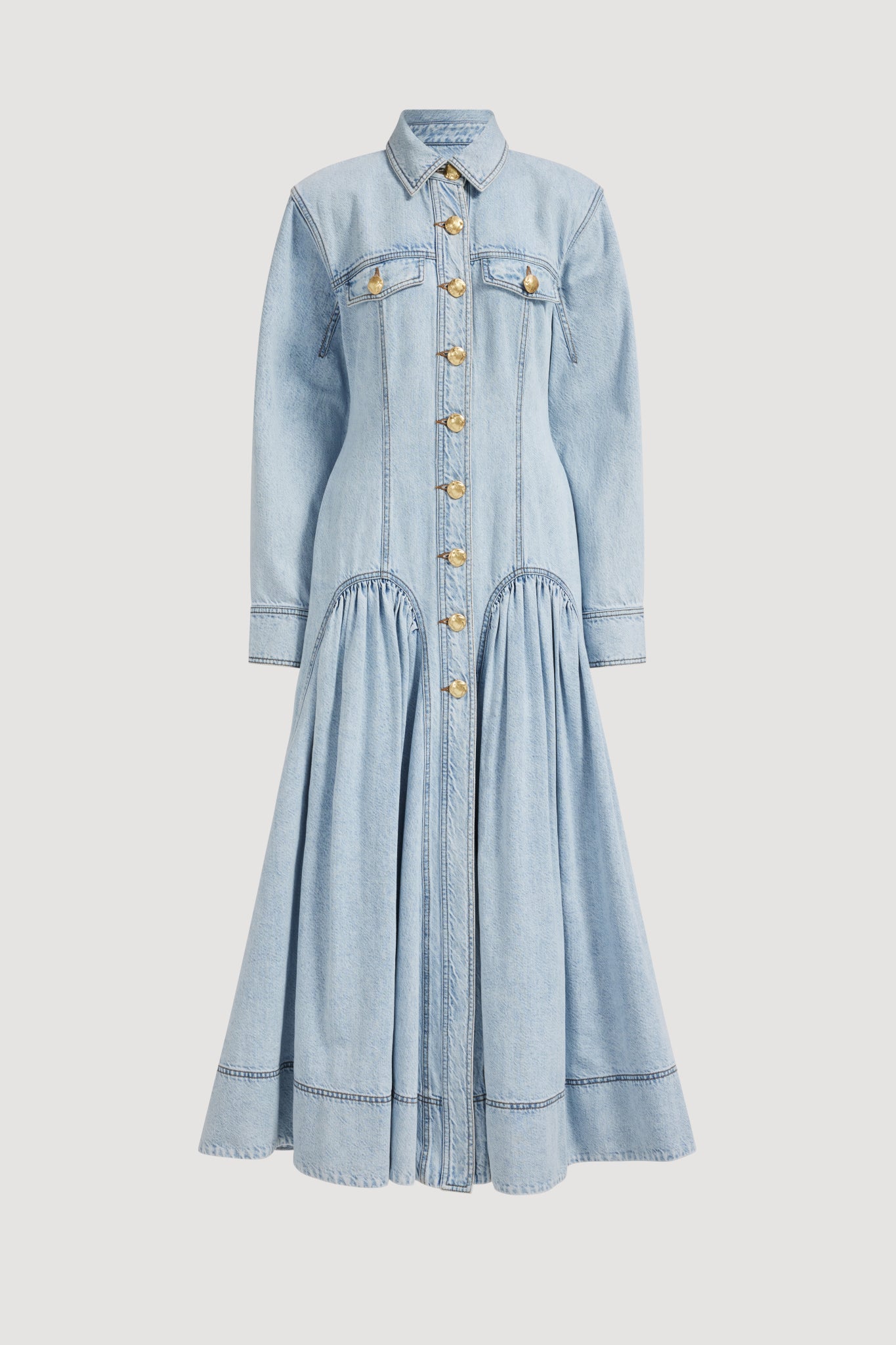 Noa Denim Maxi Dress