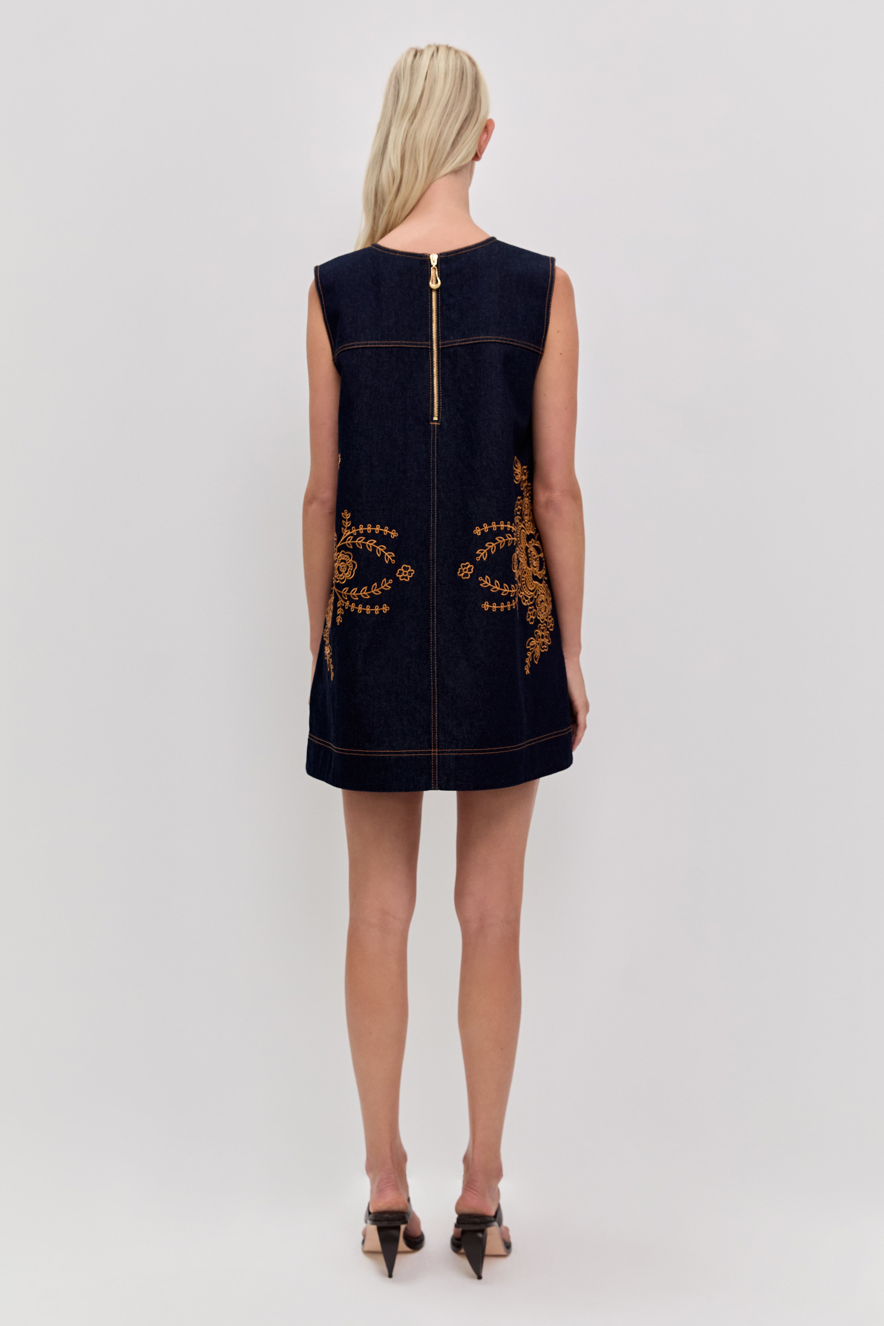 Elora Denim Mini Dress