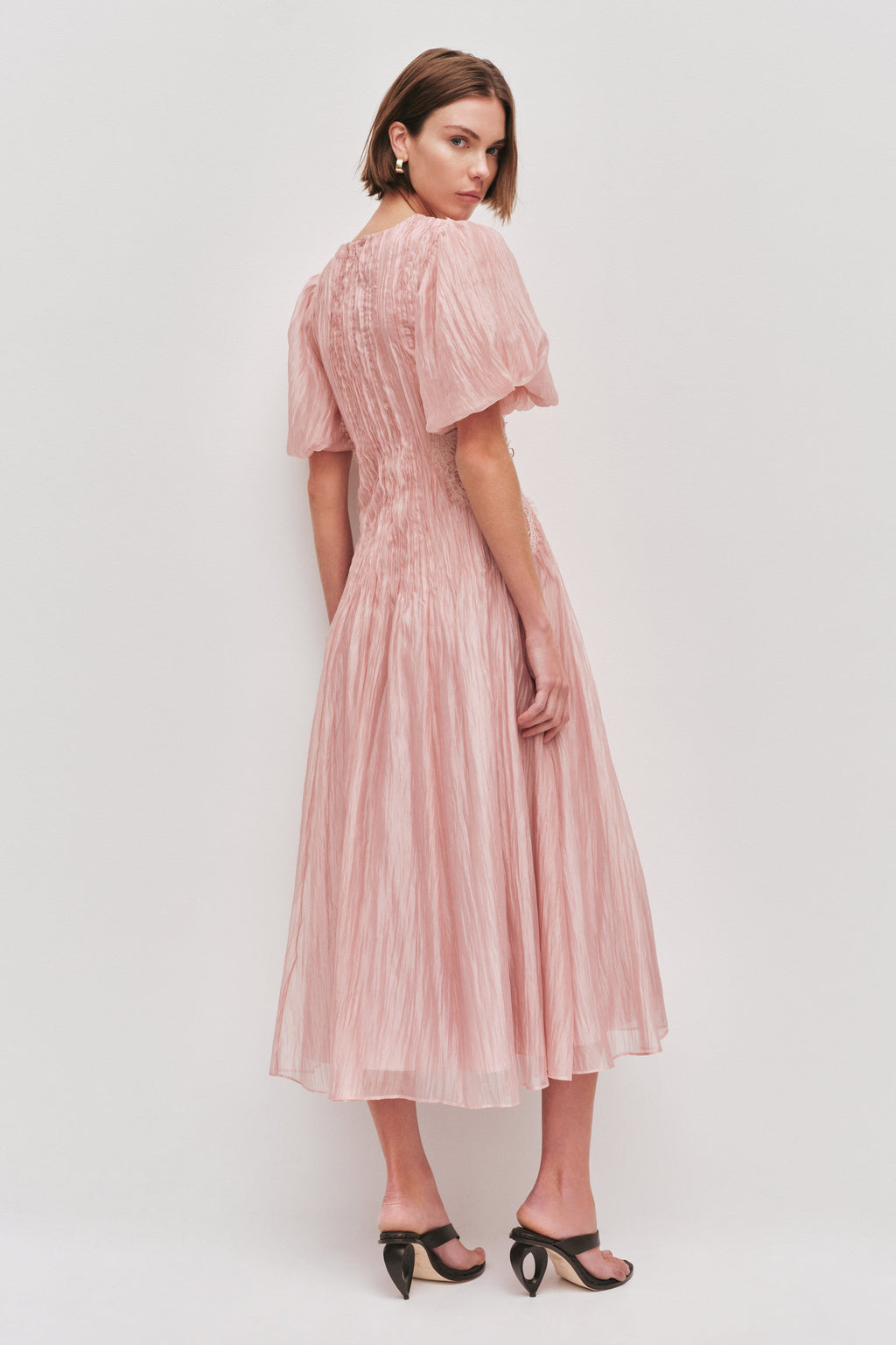 Ophelia Lace Midi Dress