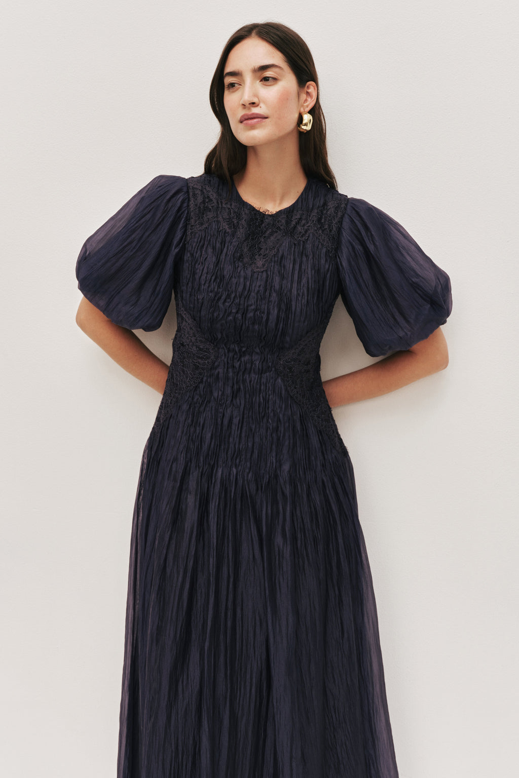 Ophelia Lace Midi Dress