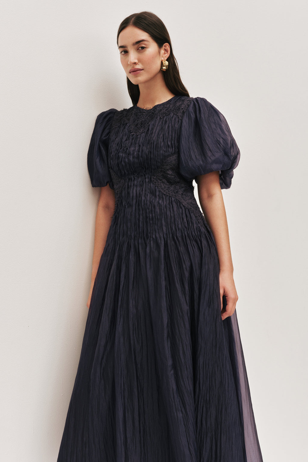 Ophelia Lace Midi Dress