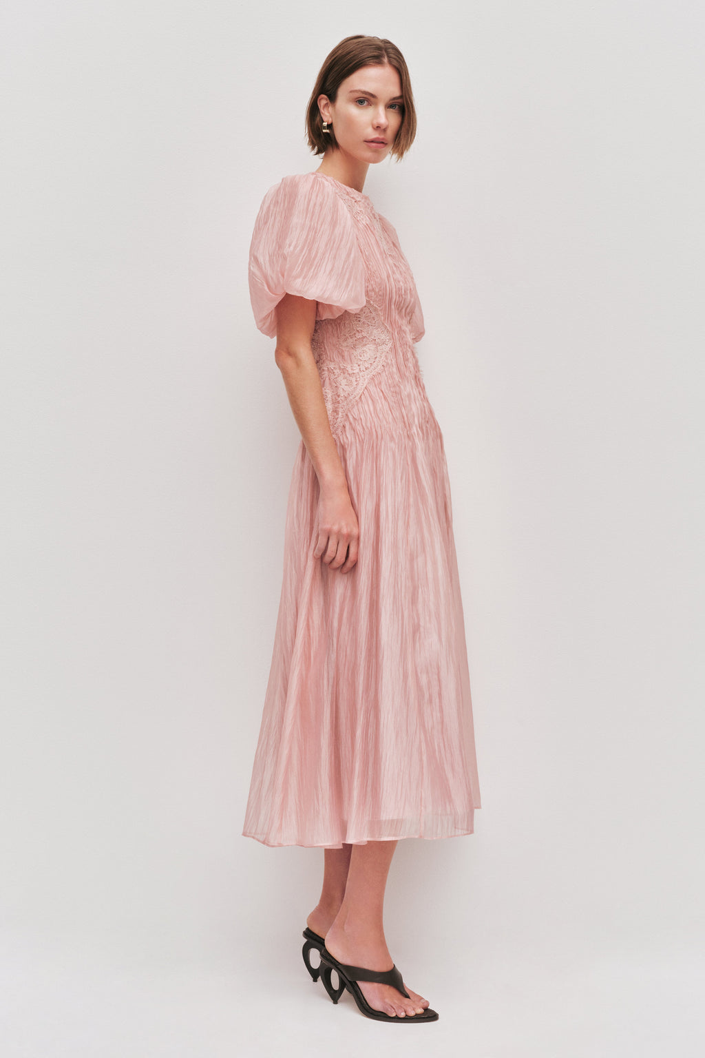 Ophelia Lace Midi Dress