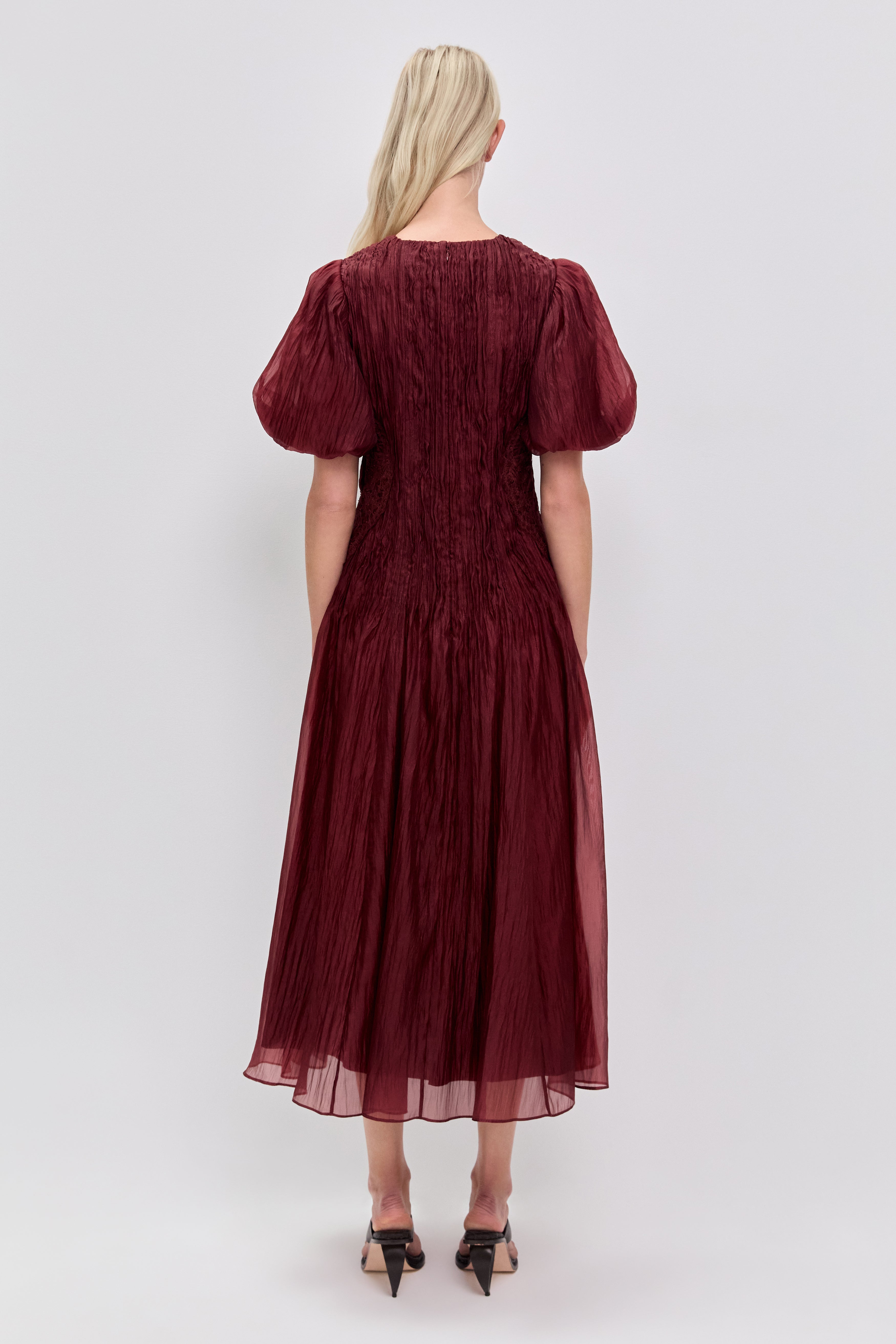 Ophelia Lace Midi Dress