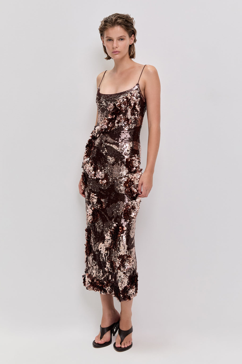 Halo Midi Sequin Dress