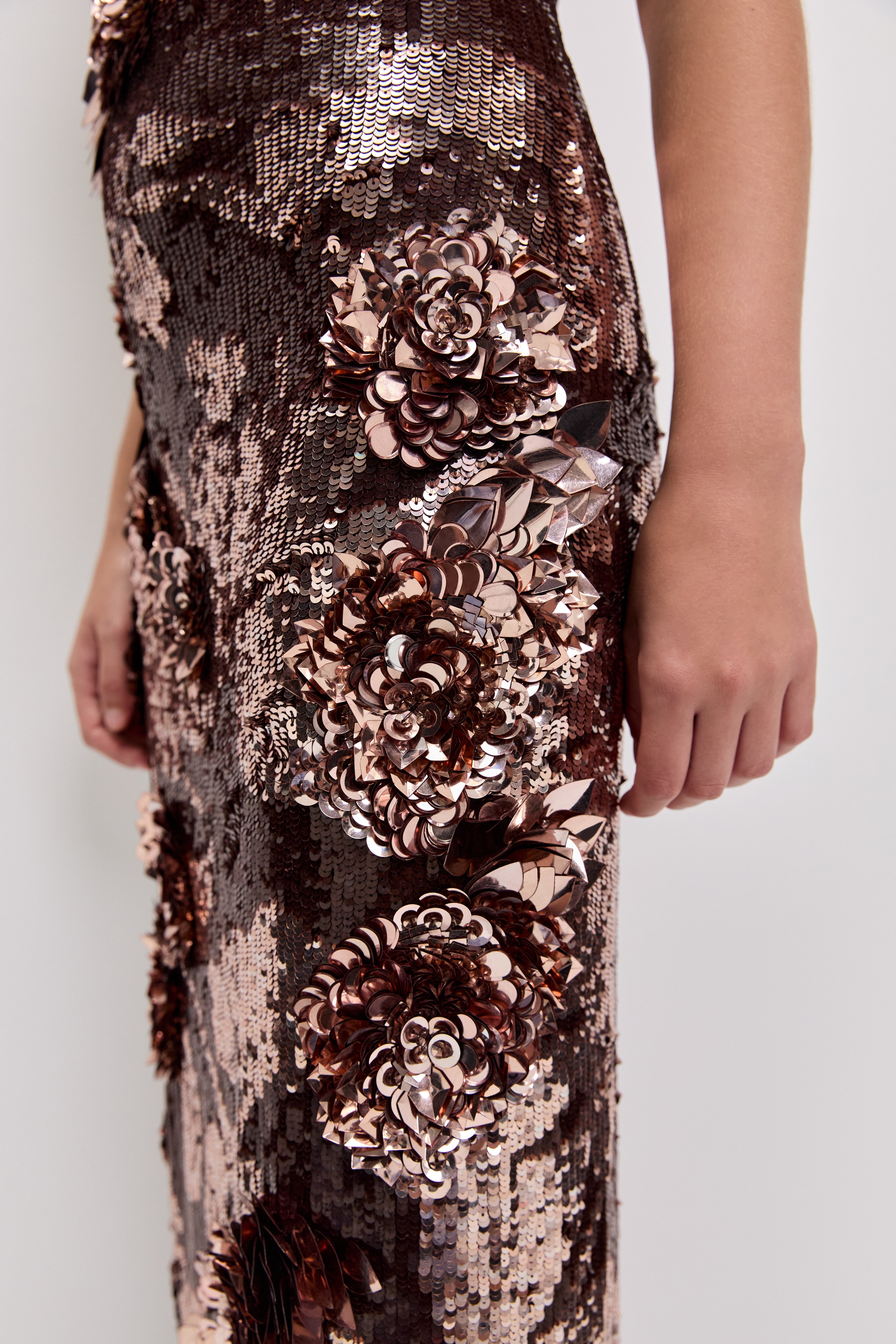 Halo Midi Sequin Dress