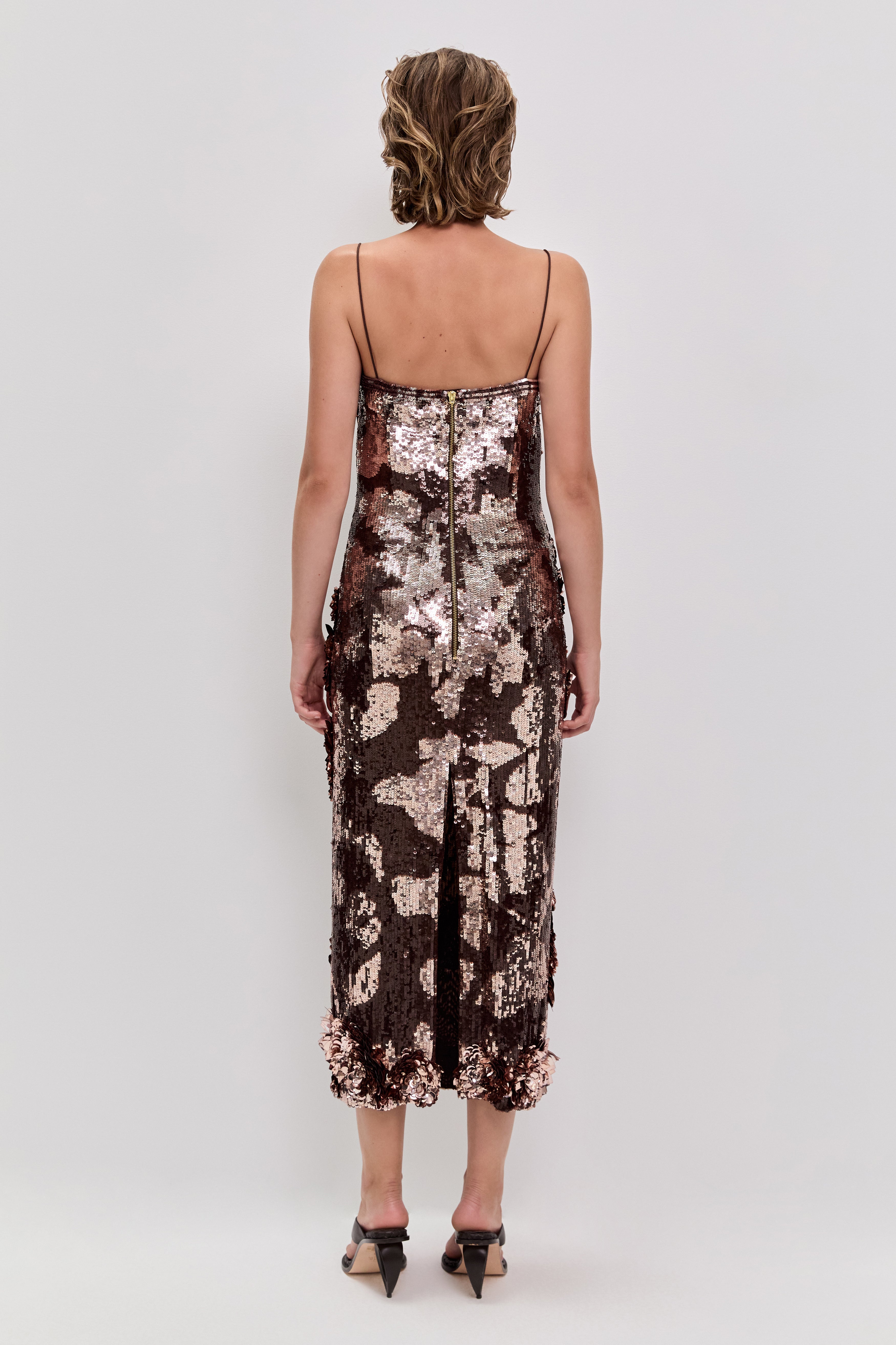 Halo Midi Sequin Dress