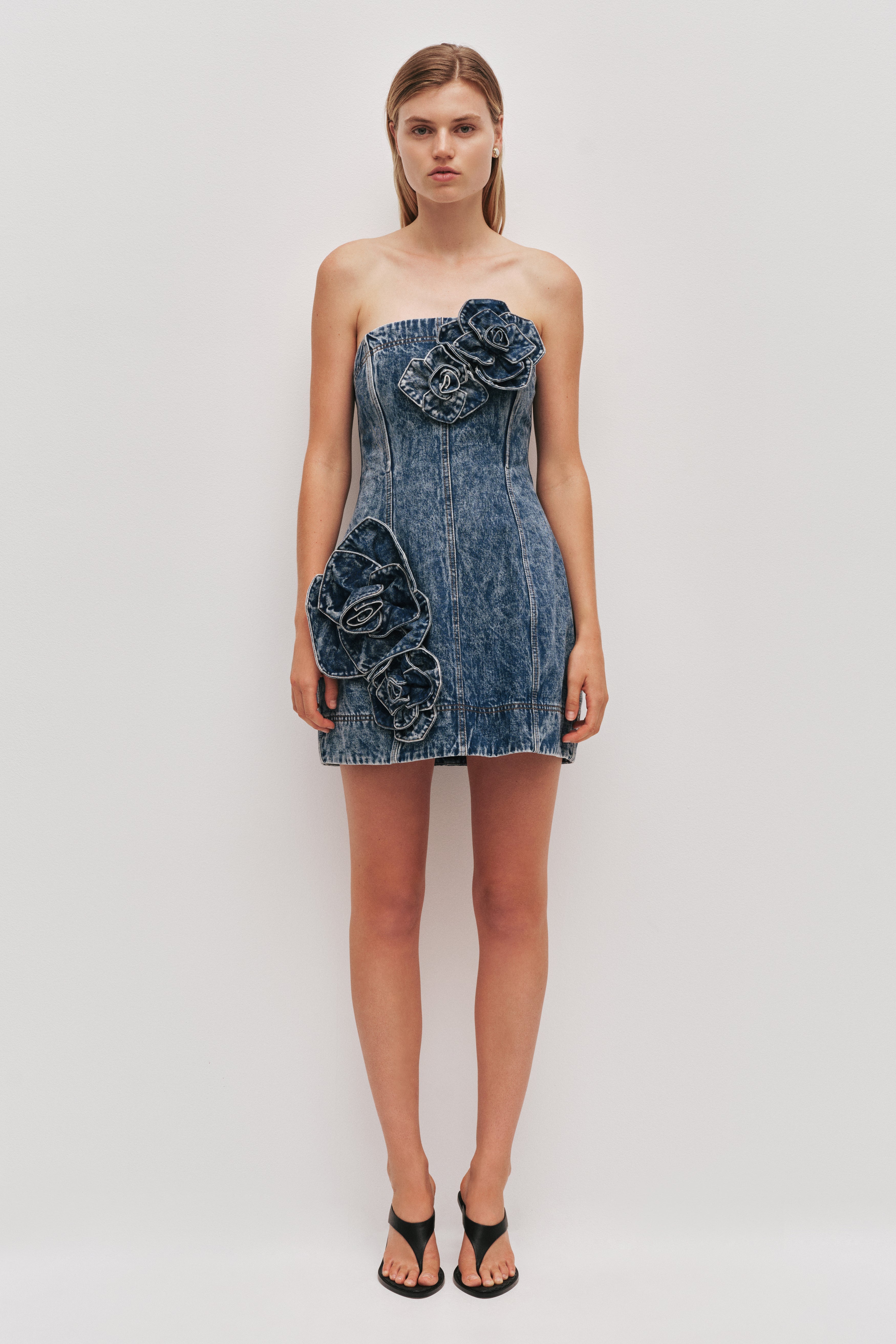 Angelina Denim Mini Dress