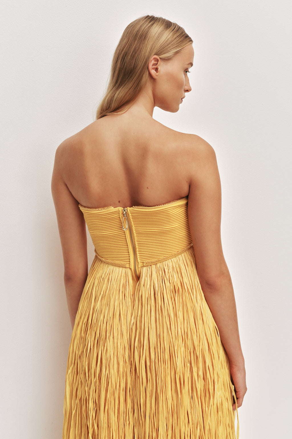 Florentia Raffia Maxi Dress