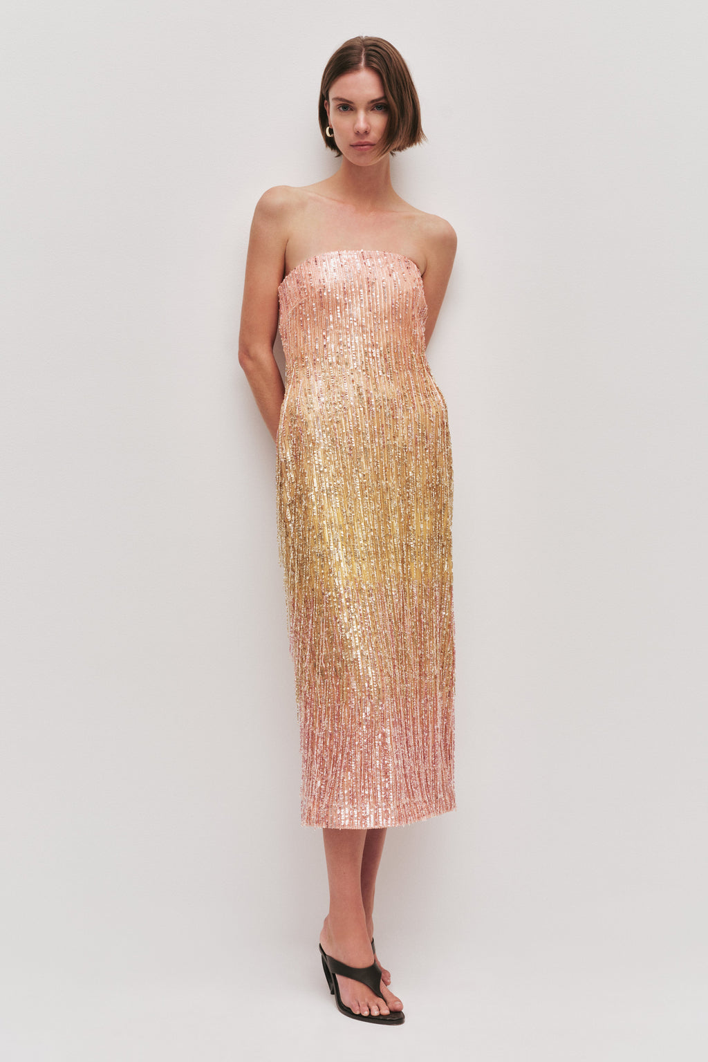 Amulet Sequin Midi Dress