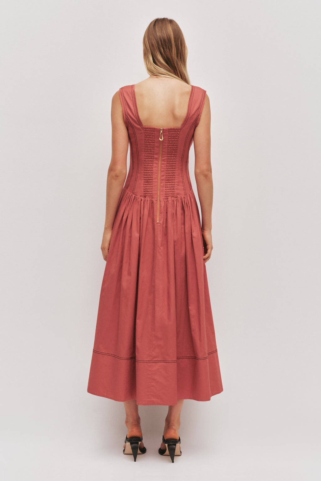 Parallel Midi Dress