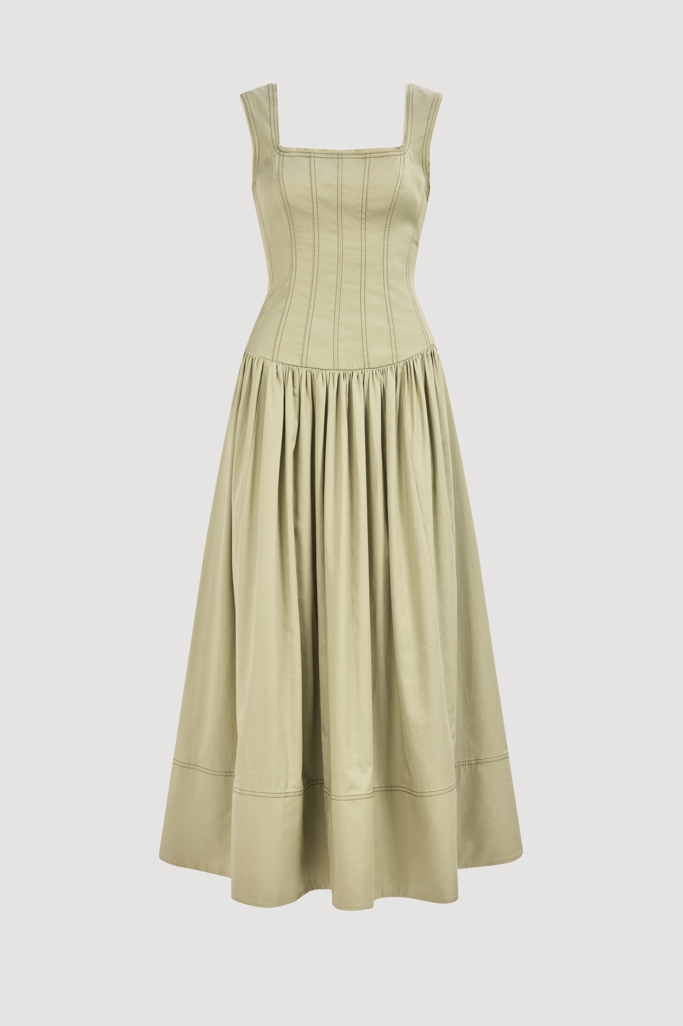 Parallel Midi Dress