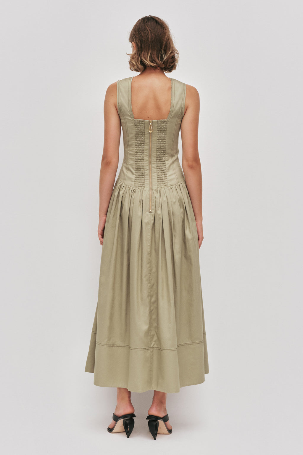 Parallel Midi Dress