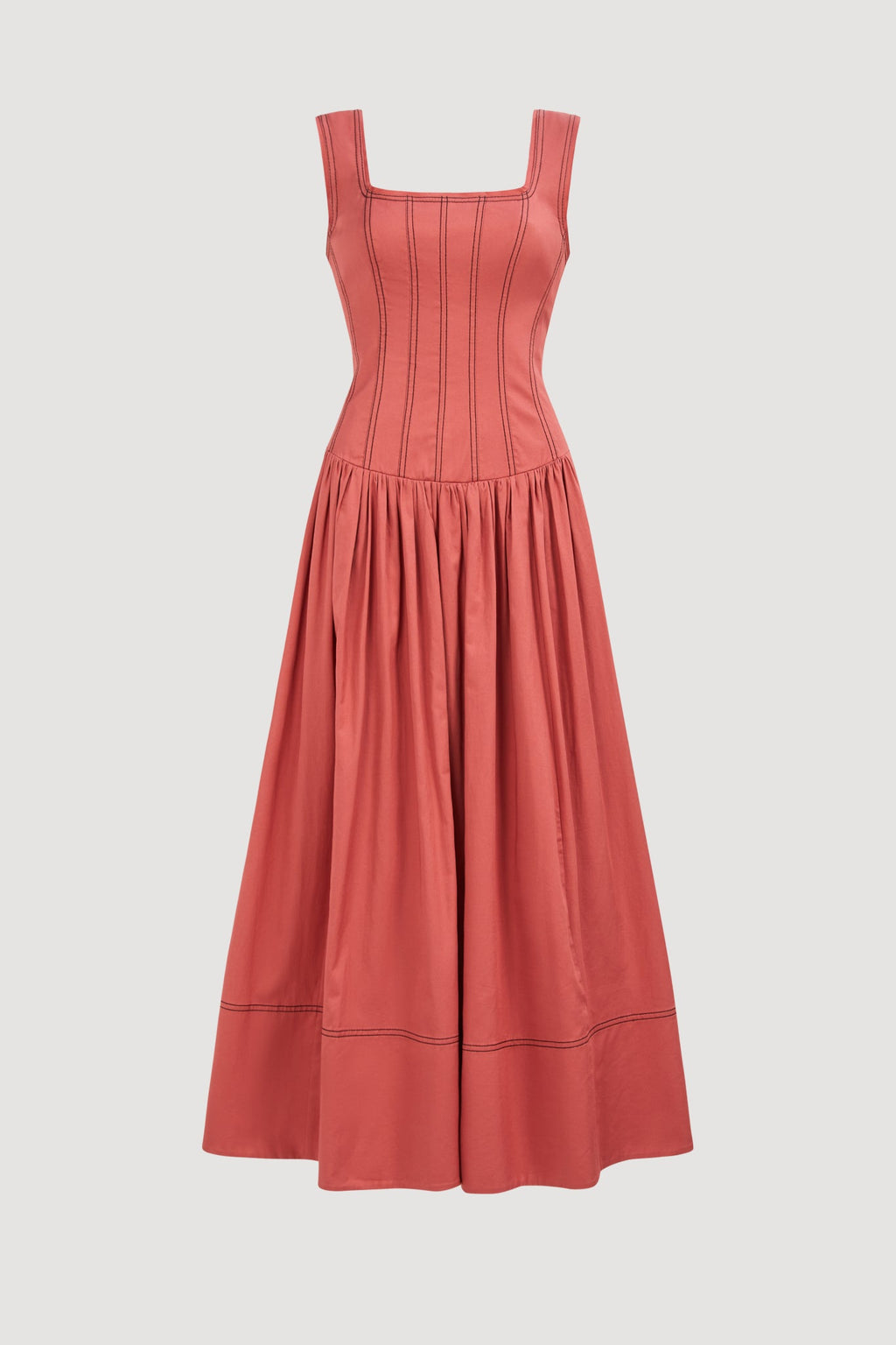 Parallel Midi Dress