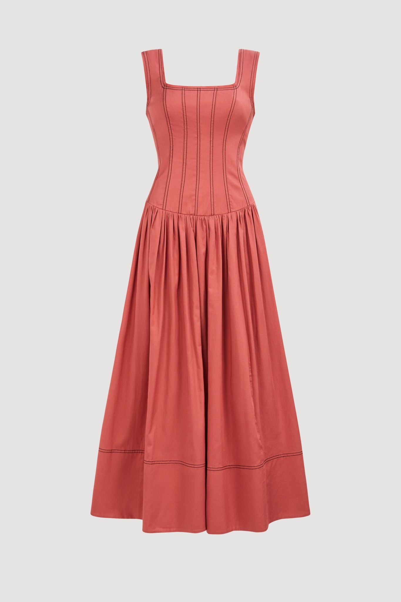 Parallel Midi Dress