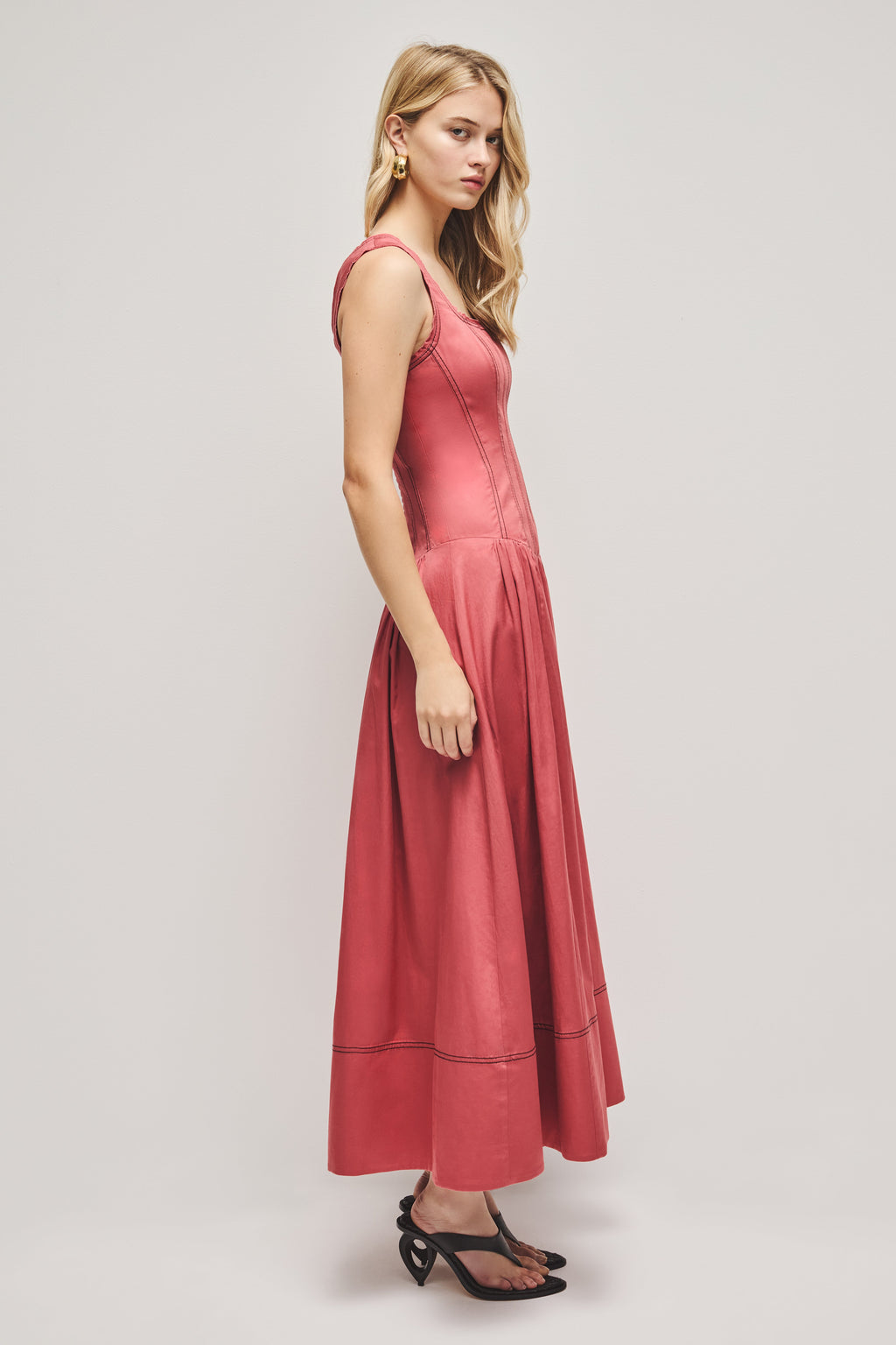 Parallel Midi Dress