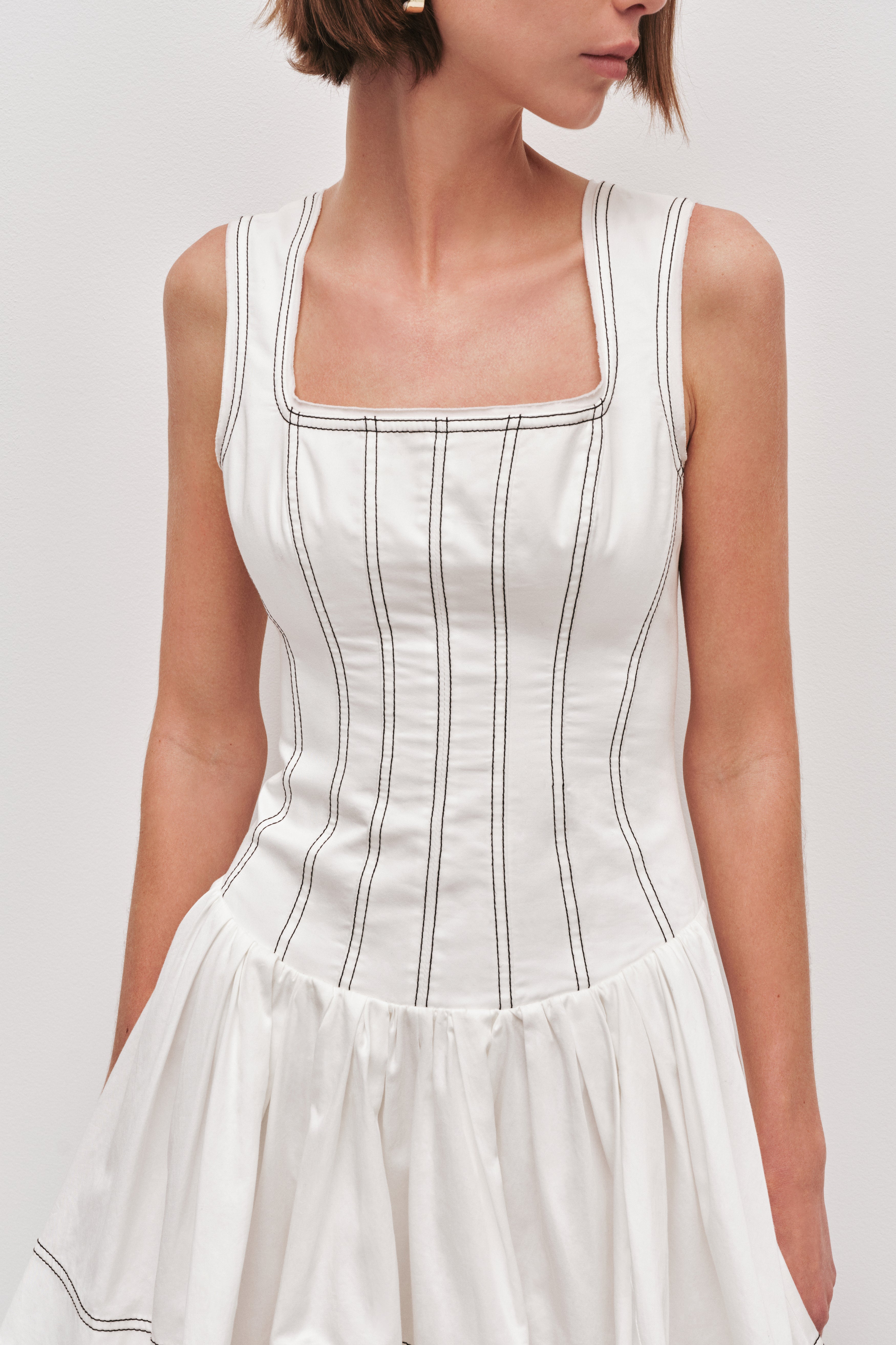 Parallel Mini Dress