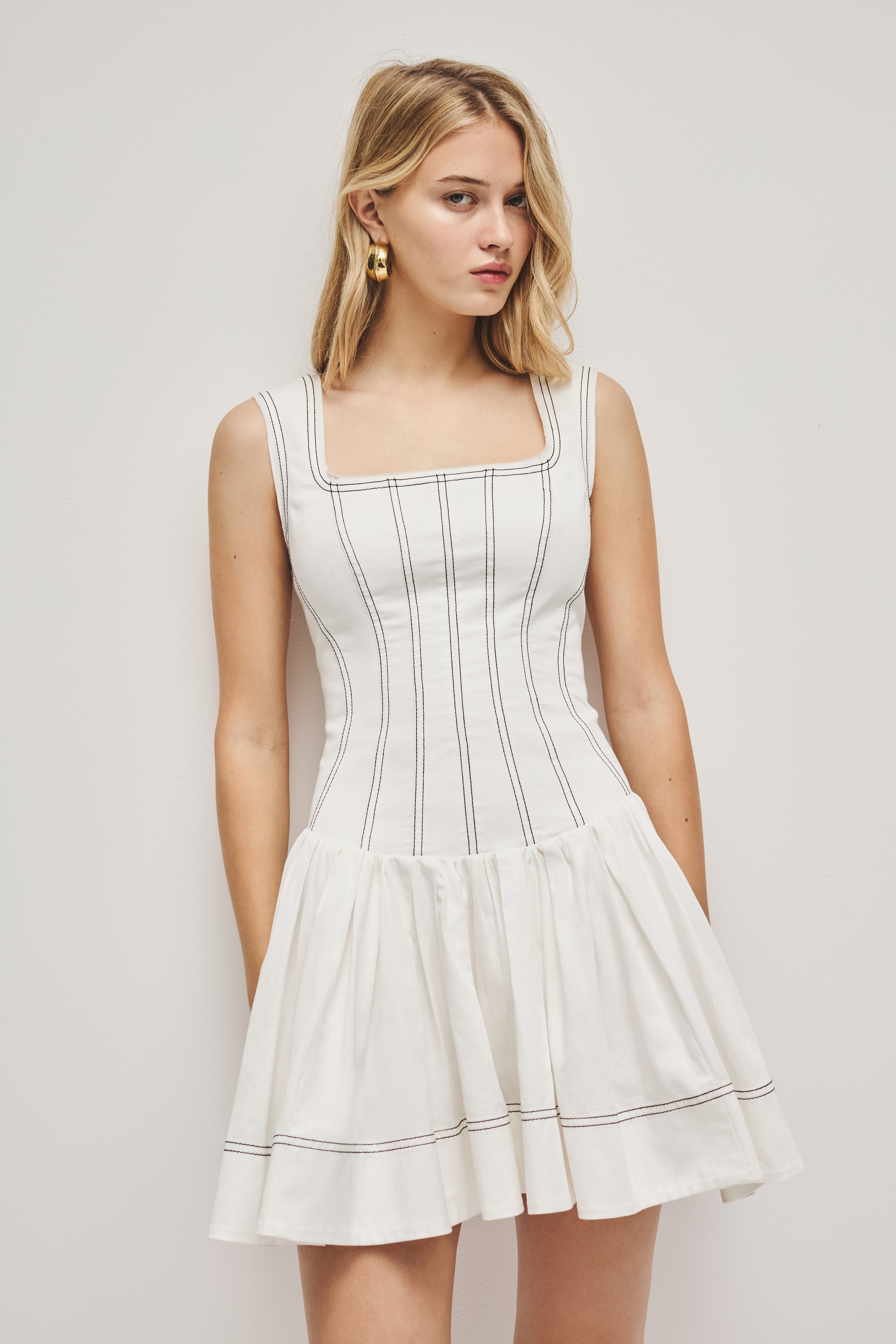 Parallel Mini Dress
