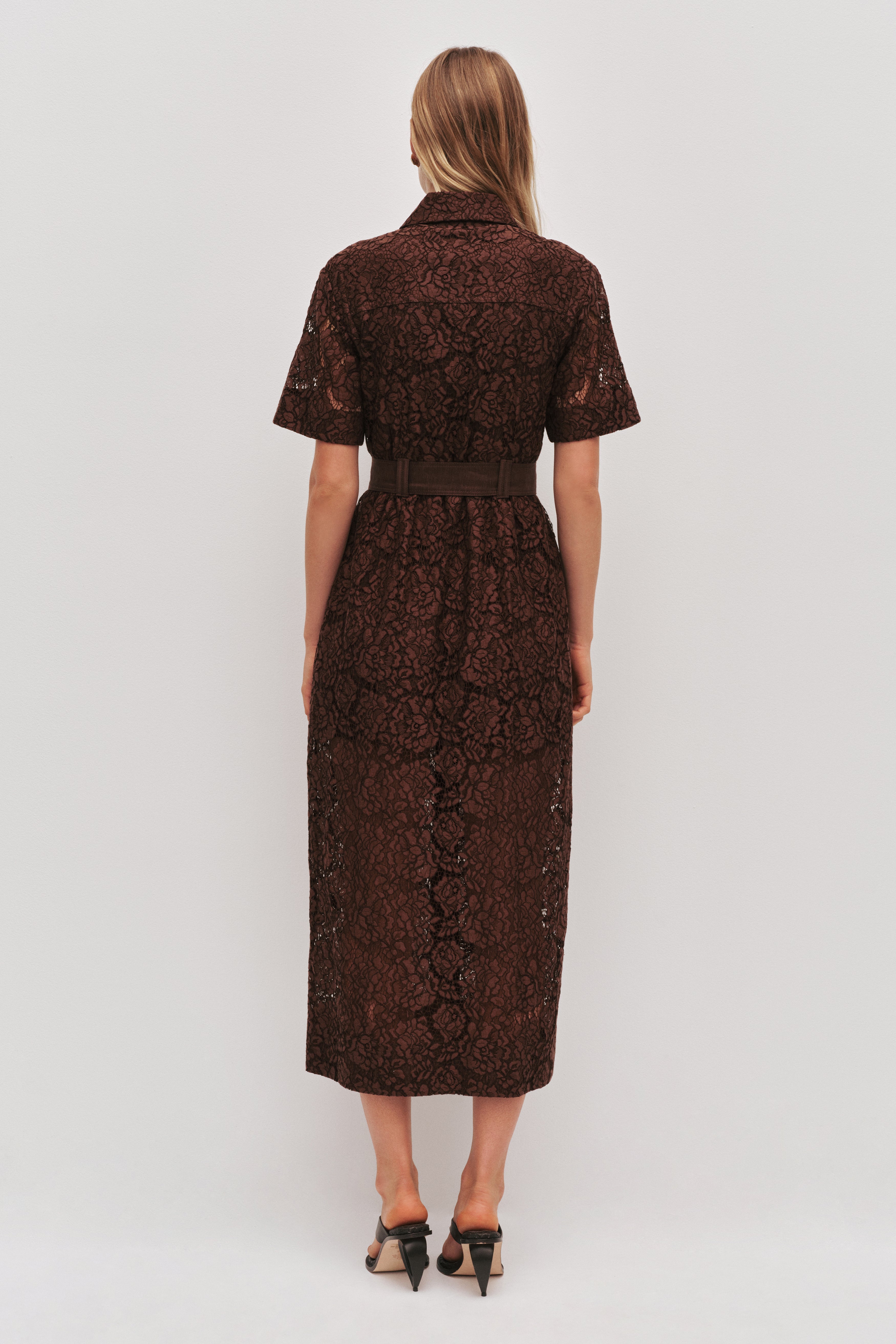 Mystic Lace Shirt Dress