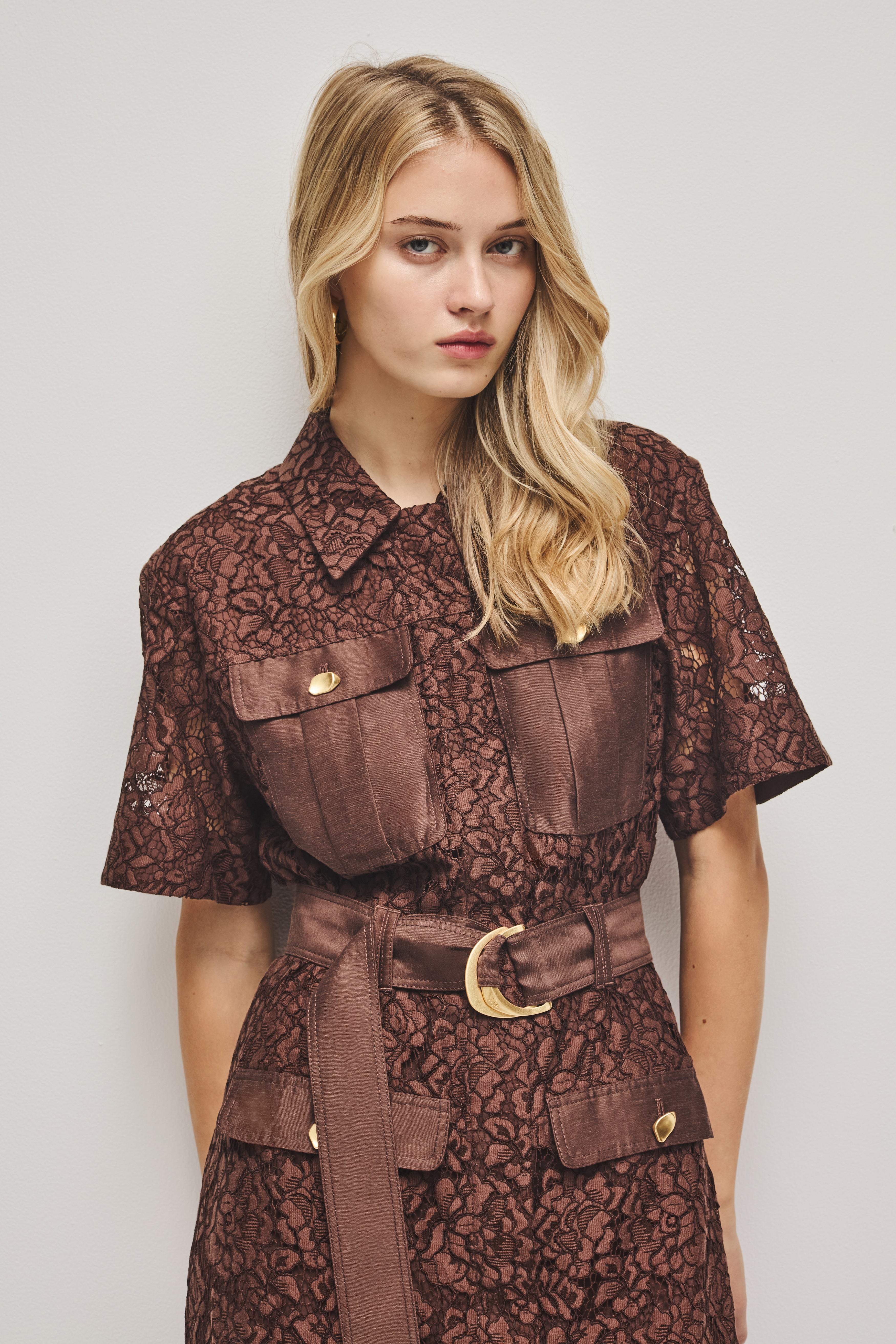 Mystic Lace Shirt Dress