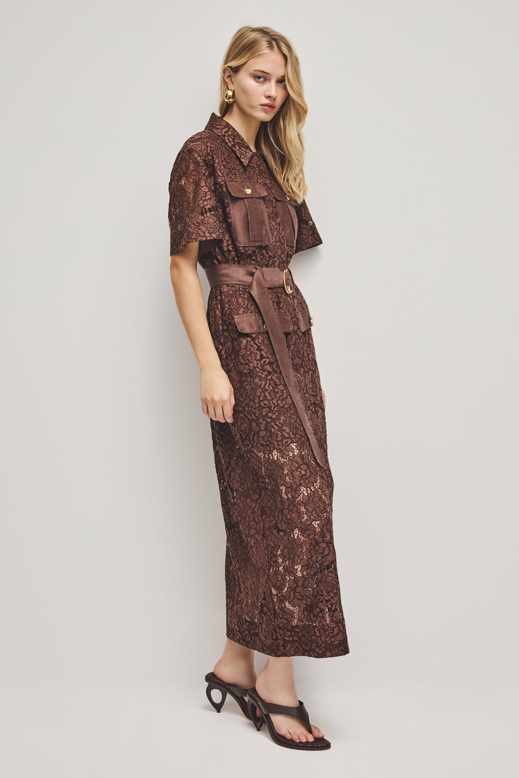 Mystic Lace Shirt Dress