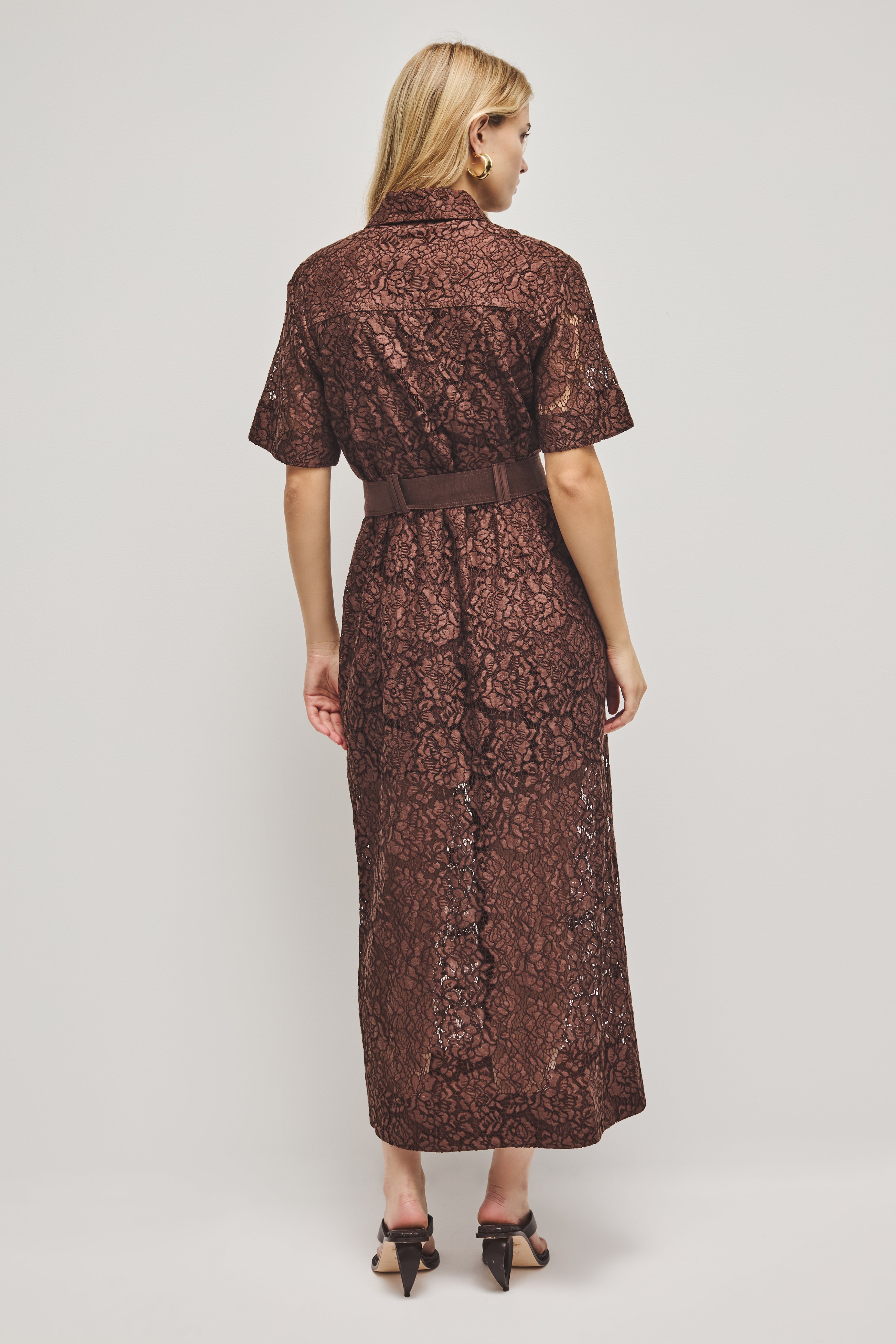 Mystic Lace Shirt Dress