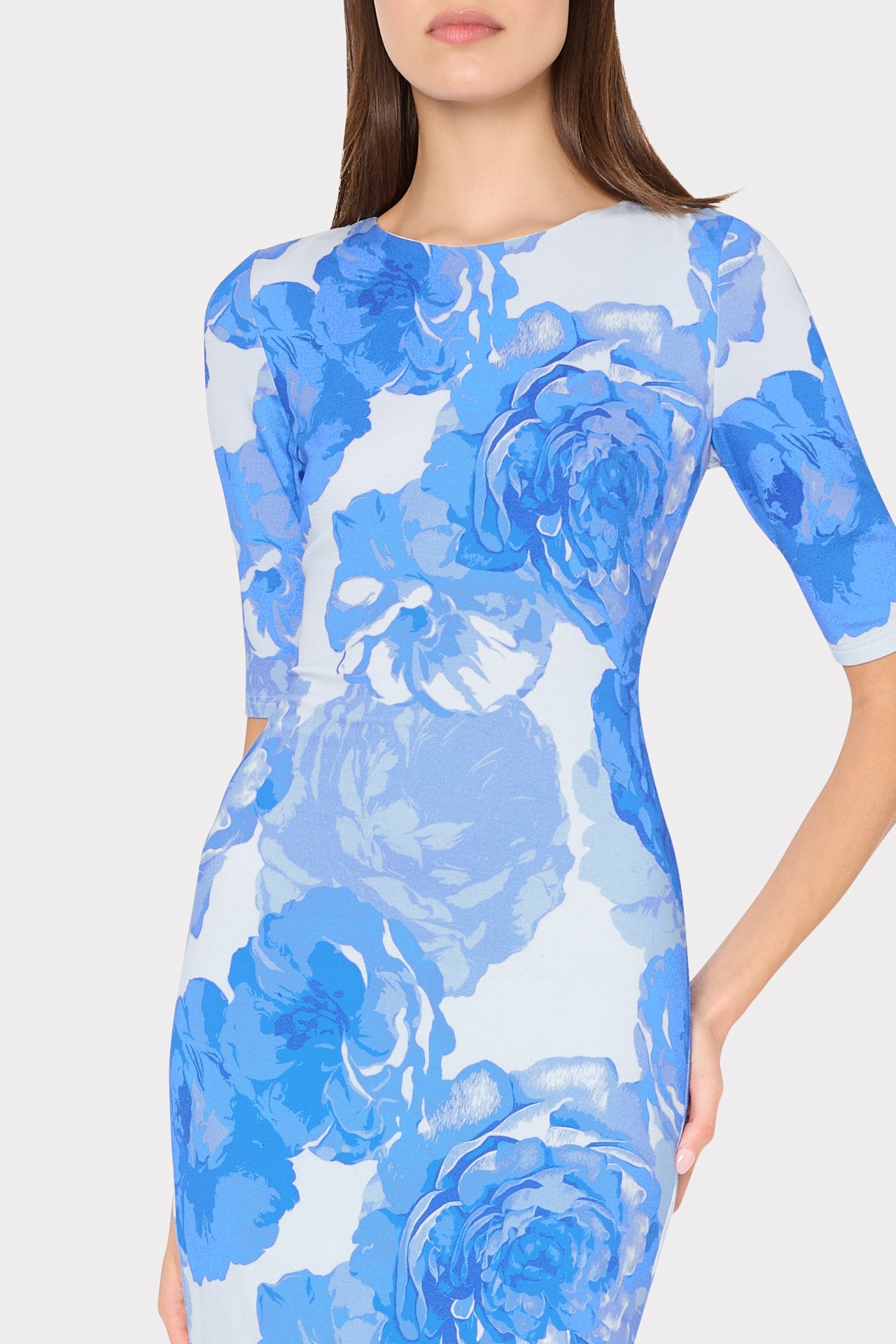 Abbygail Printed Jersey Dress