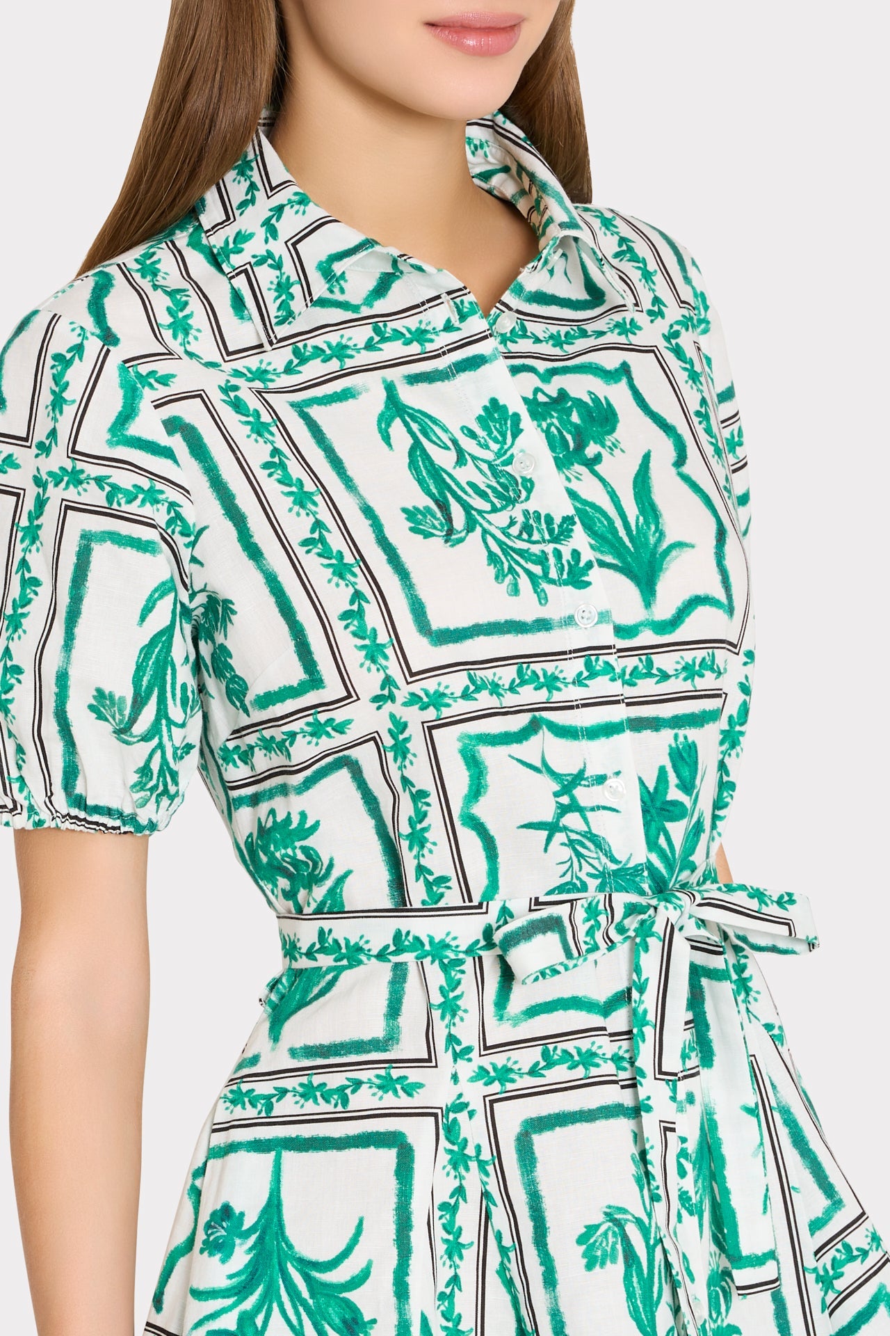 Juni Printed Poplin Dress