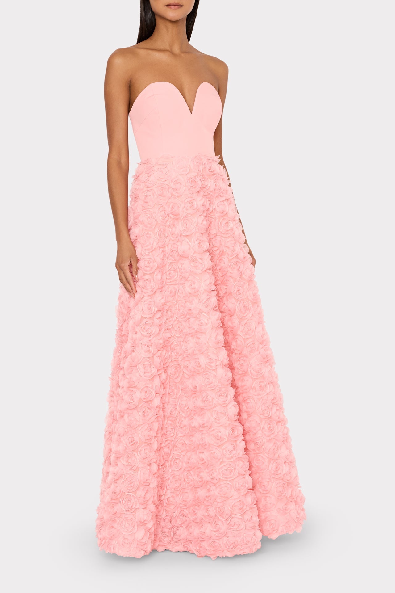 Bell Mesh Rose Gown