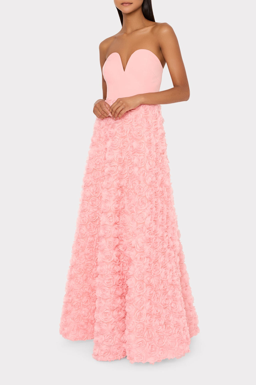 Bell Mesh Rose Gown