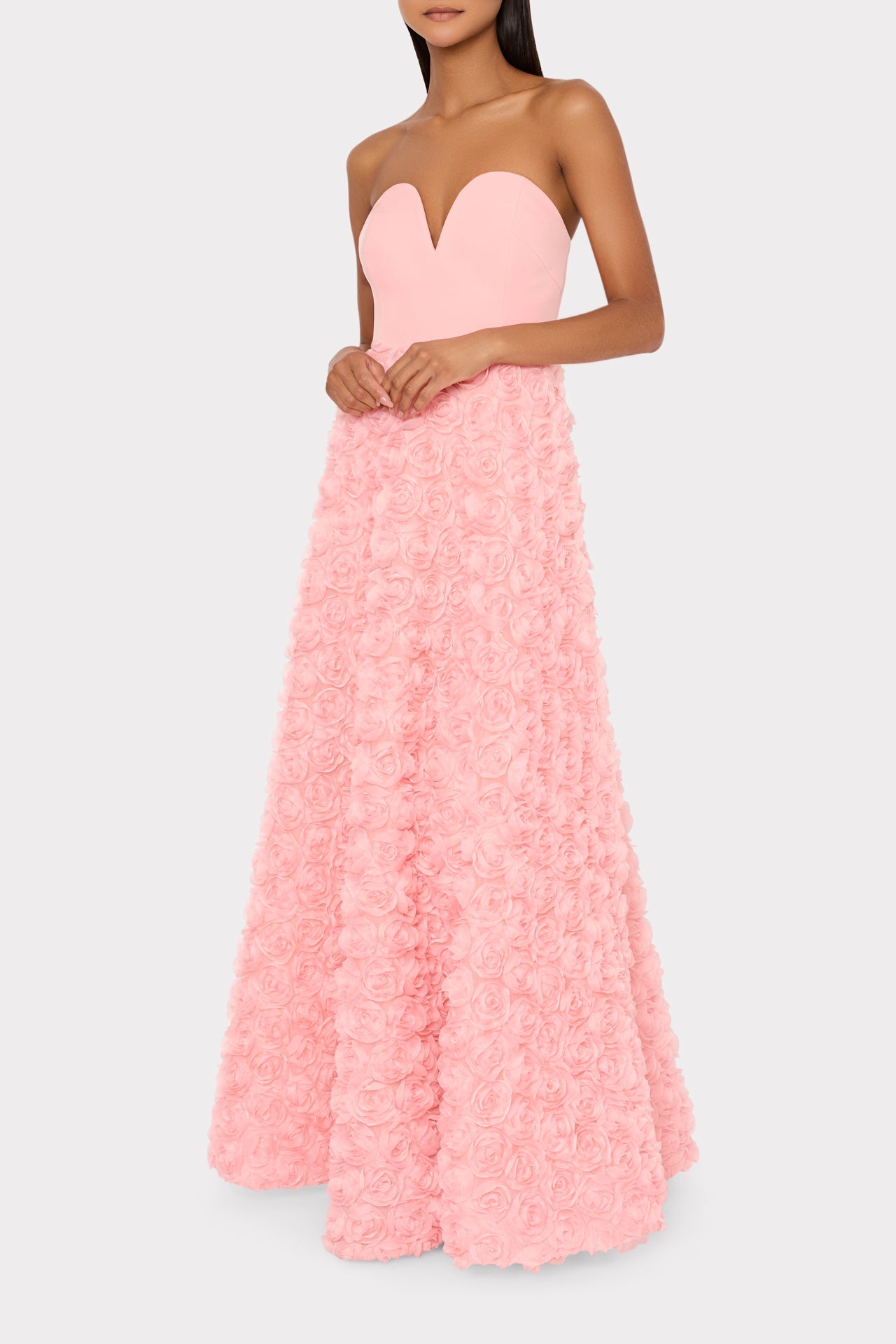 Bell Mesh Rose Gown