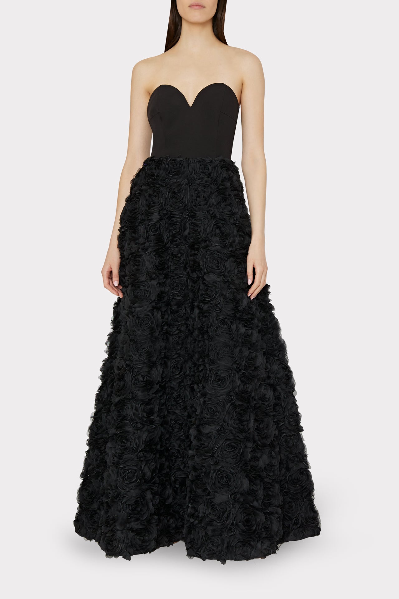 Roxy Mesh Rose Gown