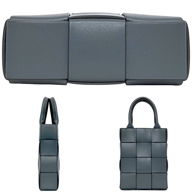 Bottega Veneta 2-Way Bag Mini Cassette Shoulder Gray