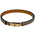 Hermes Kelly Belt Veau Epsom Gray