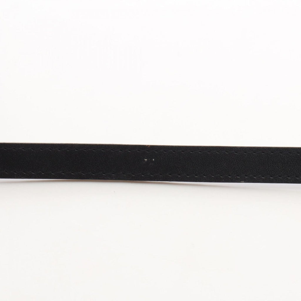 Chanel Belt Logo Plate Leather