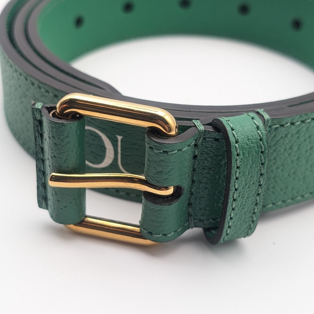 Gucci Adidas Collaboration Leather Belt
