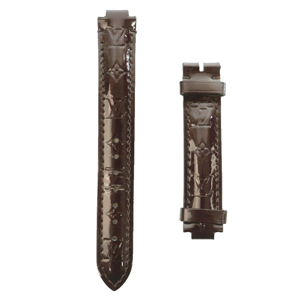Louis Vuitton Monogram Vernis Tumble Replacement Belt Leather Brown SS