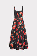 Nia Printed Midi Dress