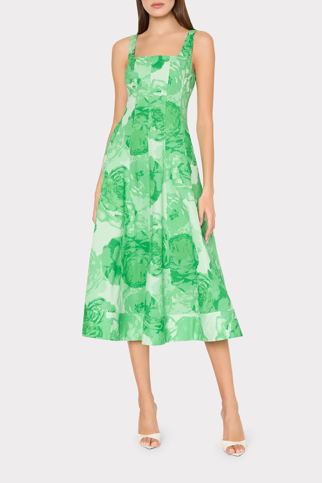 Nia Printed Poplin Dress